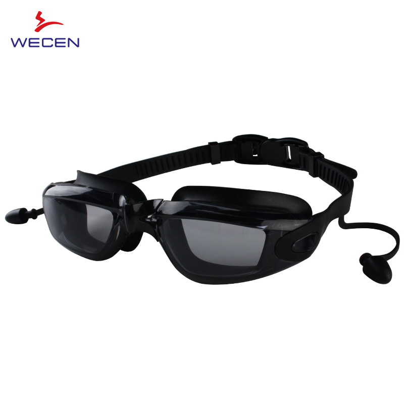 Goggles Swim - HD противотуманные водонепроницаемые очки, силиконовые настраиваемые