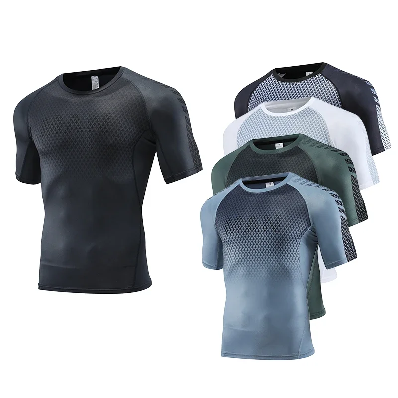 Rash Guard - Мужской спортивный топ для фитнеса, футболка
