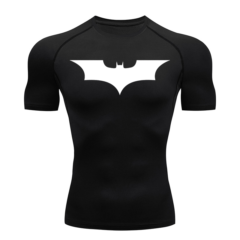 Rash Guard - Компрессионные рубашки с принтом летучей мыши