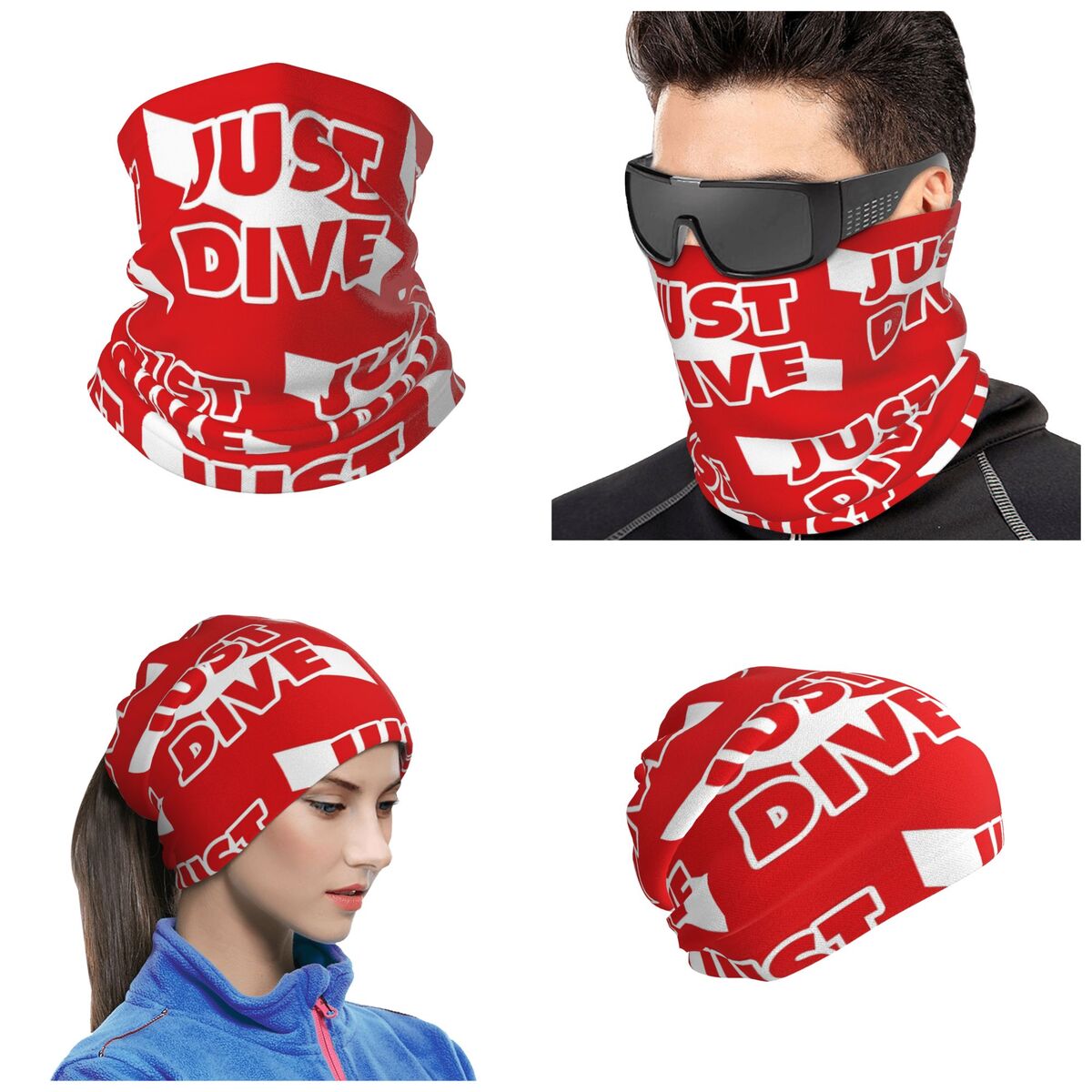 Diving Mask - Просто ныряй, бандана с флагом для