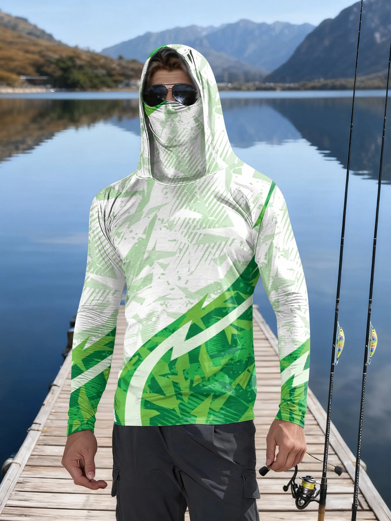 Мужская рубашка для рыбалки с  – обзор и цена Rash Guard