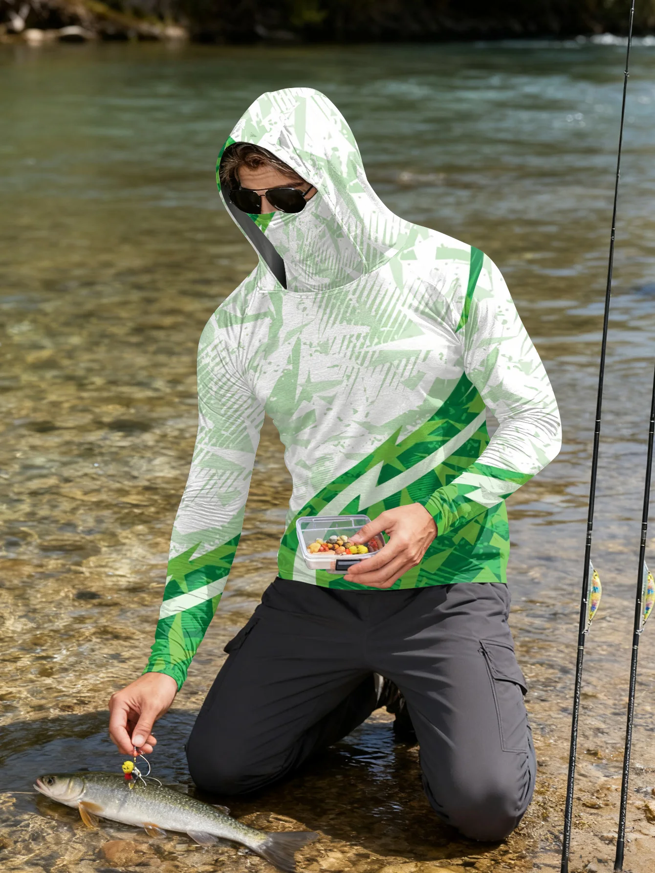 Мужская рубашка для рыбалки с  – обзор и цена Rash Guard