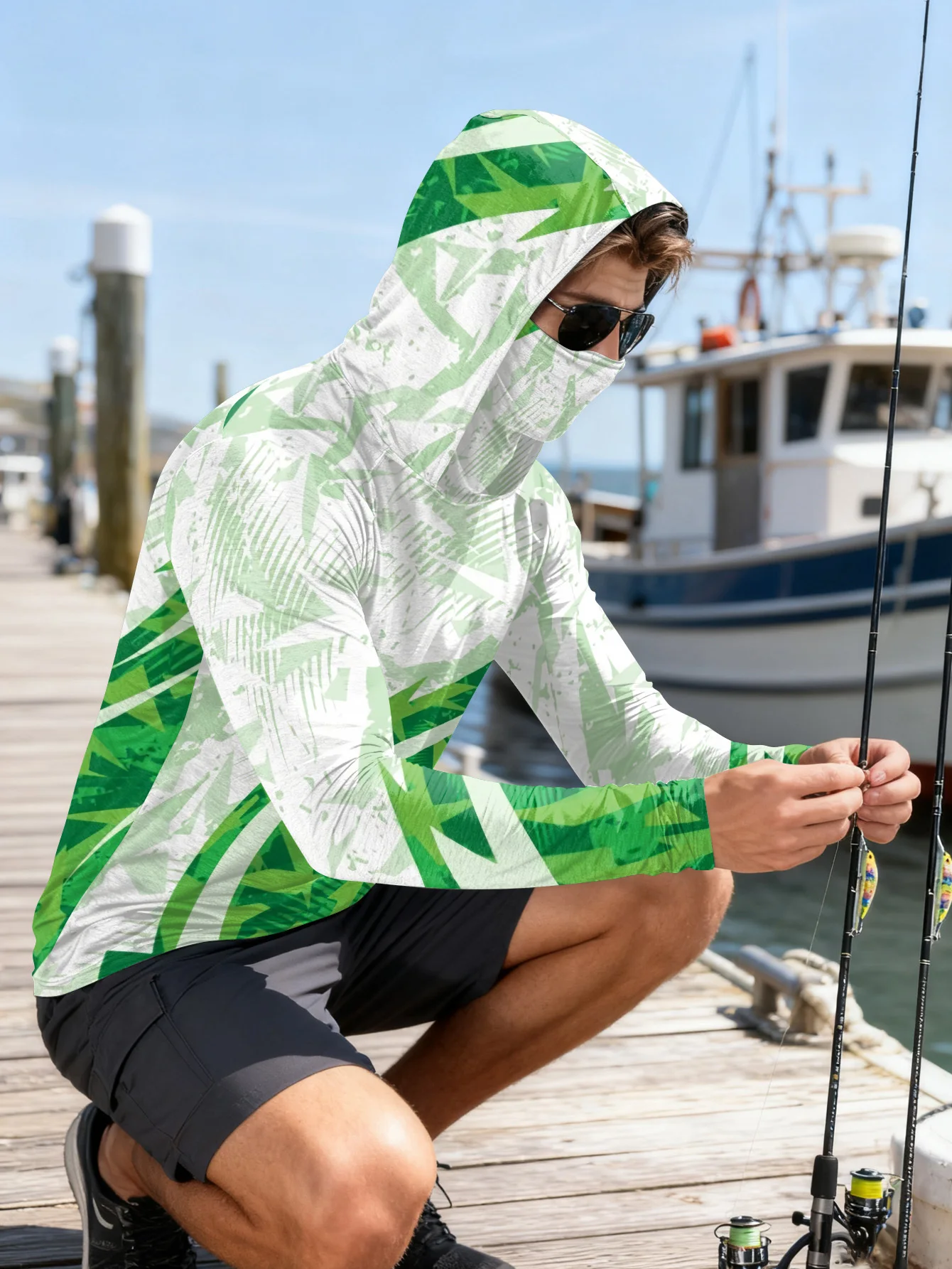 Мужская рубашка для рыбалки с  – обзор и цена Rash Guard