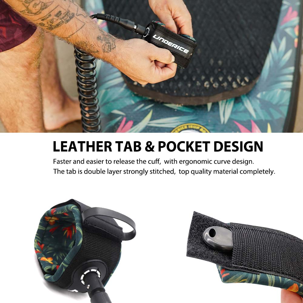 Поводок для SUP-доски 7 мм 10  – обзор и цена Surfboard Leash