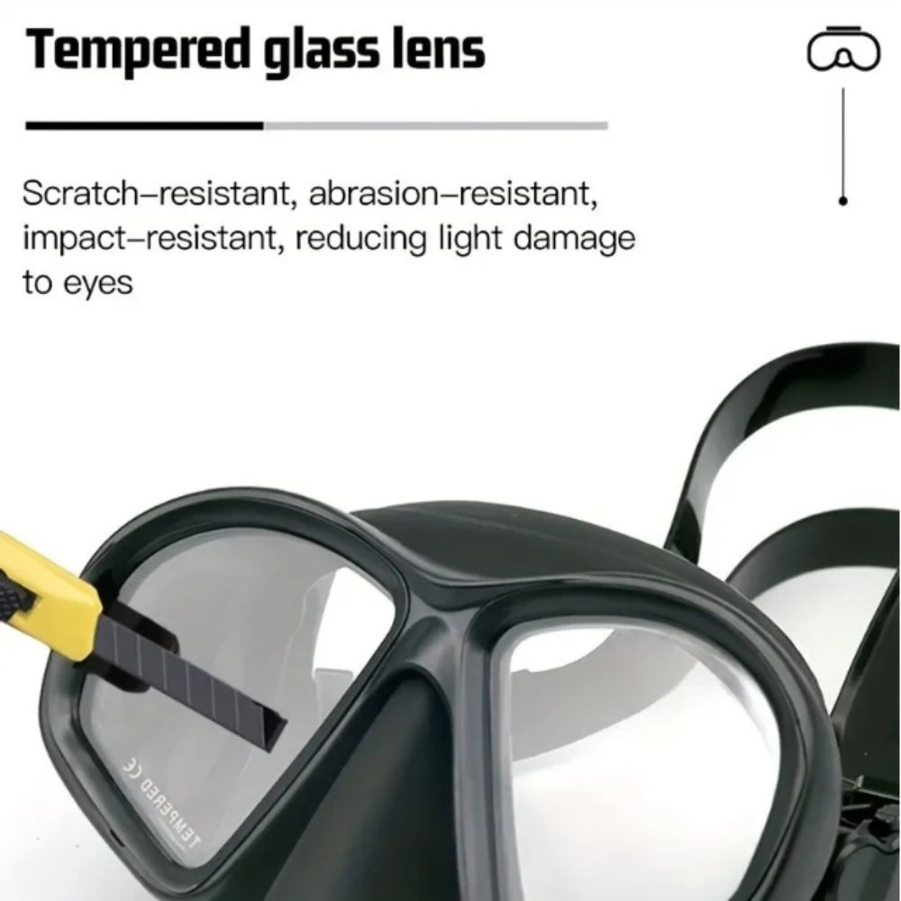 Маска для фридайвинга из закал – обзор и цена Snorkel Set